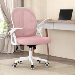 Onemill Ergonomic Breathable Mesh Office Chair With Lumbar Support-Pink - thumbnail 7