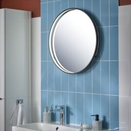 Sensio Aspect Matt Black Round Wall-Mounted Bathroom & Wc Illuminated Contemporary Illuminated Mirror (H)60Cm (W)60Cm - thumbnail 7