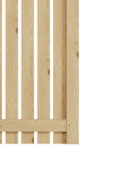 Darphe Stylish Freestanding Wooden Garden Gate For Outdoor Spaces, 120Cm Width X 120Cm Height - thumbnail 5