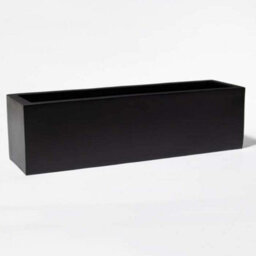 Primrose Gunmetal Black Galvanised Zinc Rectangular Garden Planter Plant Pot Medium 64Cm X 32Cm - thumbnail 5