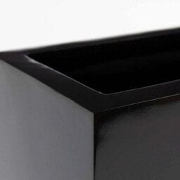 Primrose Gunmetal Black Galvanised Zinc Rectangular Garden Planter Plant Pot Medium 64Cm X 32Cm - thumbnail 8