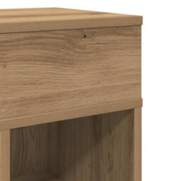 Berkfield Bedside Cabinet With Drawer Artisan Oak 25X31X66 Cm - thumbnail 9