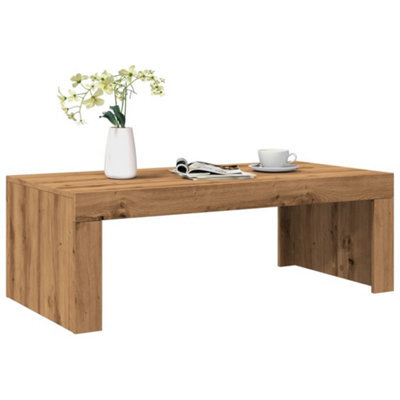 Berkfield Coffee Table Artisan Oak 102X50X35 Cm Engineered Wood - image 1