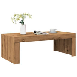 Berkfield Coffee Table Artisan Oak 102X50X35 Cm Engineered Wood - thumbnail 1