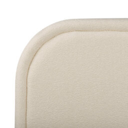 Beliani Ottoman Bed Boucle Quillien 140 X 200 Cm (Eu Double) Light Beige - thumbnail 8