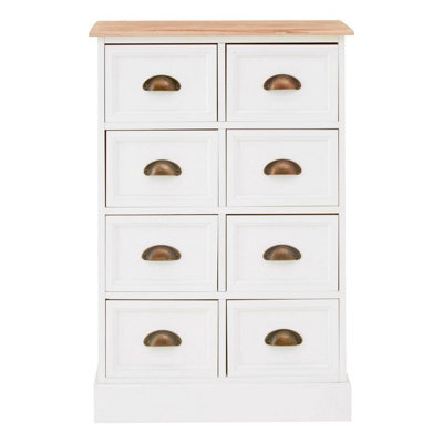 Orsina Stylish 8 Drawers Chest, Modern Chest Of Drawers For Livingroom, Sleek Minimalist Storage Chest For Lounge - image 1