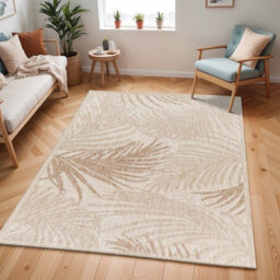 Livabliss Tuareg-Coastal Beige Ivory Tropical Ivory In- & Outdoor Jute-Look Rug 160 X 213 Cm Easy Care, Non Shedding - thumbnail 2