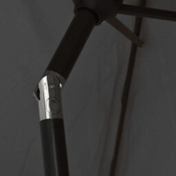 Berkfield Outdoor Parasol With Metal Pole 300X200 Cm Anthracite - thumbnail 5