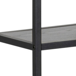 Furniture To Go Seaford Black Metal Wall Shelf With 3 Additional Black Shelves - thumbnail 5