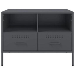 Berkfield Tv Cabinets 2 Pcs Anthracite 68X39X50.5 Cm Steel - thumbnail 7