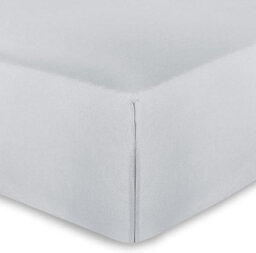 Ameha Plain Microfiber Fitted Sheet 25Cm Deep Pocket- Hypoallergenic Easy Care Silver Fitted Sheets Uk Single Bedsheet (91X190Cm) - thumbnail 9