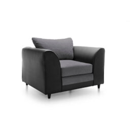 Abakus Direct Dylan Collection Armchair In Dark Grey - thumbnail 3