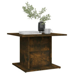 Berkfield Sturdy Coffee Table Smoked Oak 55.5X55.5X40 Cm Engineered Wood - thumbnail 3