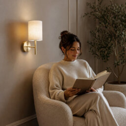 Auraglow Omniance Calista Rechargeable Wireless Wall Light With Remote - Satin Brass - 1 Lamp, 1 Light Source, 1 Remote - thumbnail 8