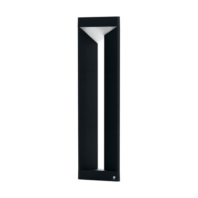 Modern Ip54 Outdoor Bollard Light With Built-In 10W Led - Stylish Black Aluminium Design - image 1