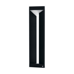 Modern Ip54 Outdoor Bollard Light With Built-In 10W Led - Stylish Black Aluminium Design