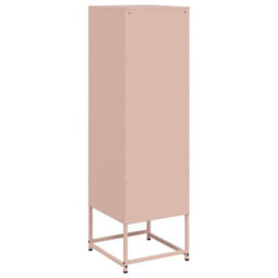 Berkfield Highboard Pink 36X39X123 Cm Steel - thumbnail 8