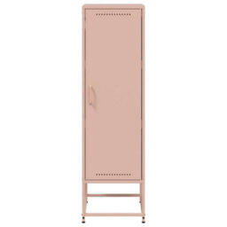 Berkfield Highboard Pink 36X39X123 Cm Steel - thumbnail 6