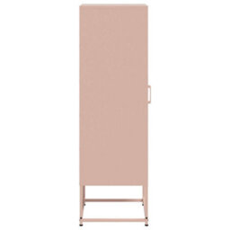Berkfield Highboard Pink 36X39X123 Cm Steel - thumbnail 7