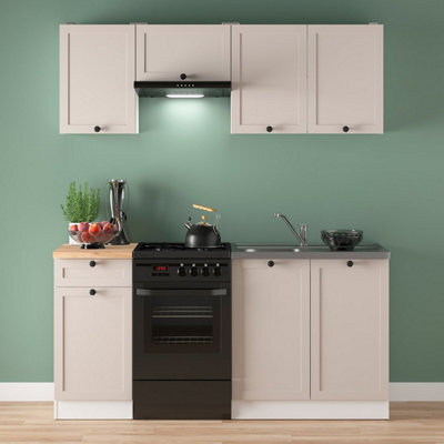 Heze Furniture Summer 5 Unit Kitchen Cabinets Set 170Cm In Cashmere Matt - image 1