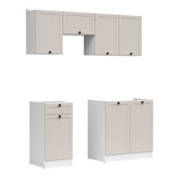 Heze Furniture Summer 5 Unit Kitchen Cabinets Set 170Cm In Cashmere Matt - thumbnail 3