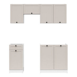 Heze Furniture Summer 5 Unit Kitchen Cabinets Set 170Cm In Cashmere Matt - thumbnail 2