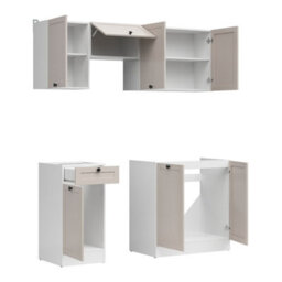 Heze Furniture Summer 5 Unit Kitchen Cabinets Set 170Cm In Cashmere Matt - thumbnail 4