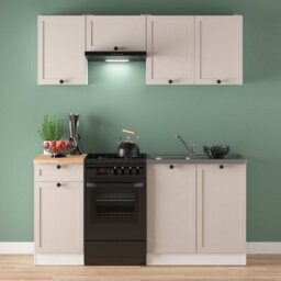 Heze Furniture Summer 5 Unit Kitchen Cabinets Set 170Cm In Cashmere Matt - thumbnail 1