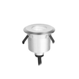 Luminosa Lighting Luminosa Senya 59mm Led Outdoor Recessed Ground Light Aluminium, Tinted, Warm-White 3000K, Ip65-Ip67