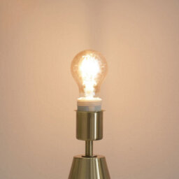 Valuelights Jax Gold Metal Touch Dimmer Table Lamp With Black Drum Shade - thumbnail 3
