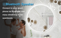 Probaty Bathrooms 600mm Round 3 Colors Led Mirror With Bluetooth,anti-Fog Touch Sensor Backlit Illuminated Wall Mirror - thumbnail 3
