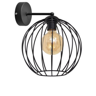 Luminosa Lighting Luminosa Mercure Wall Lamp Black 26Cm