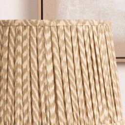 Pacific Lifestyle 50Cm Taupe Chevron Pleat Table Lampshade - thumbnail 2