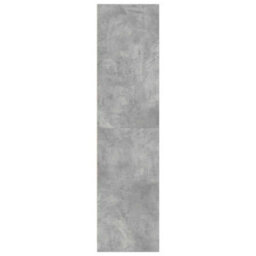 Vidaxl Wardrobe Concrete Grey 80X50X200 Cm Engineered Wood - thumbnail 6