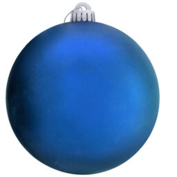 Christmas Tree World 15Cm Blue Bauble Set Shiny/matt (20 Pc) - thumbnail 6