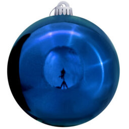 Christmas Tree World 15Cm Blue Bauble Set Shiny/matt (20 Pc) - thumbnail 5