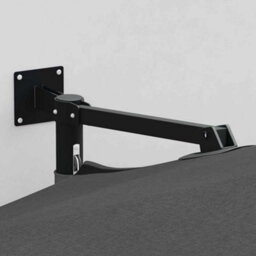 Berkfield Modern Garden Parasol Anthracite, Black 248 X 248 X 148 Cm - thumbnail 3