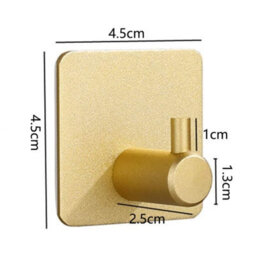 4 Pack Heavy Duty Adhesive Stainless Steel Hooks, Elegant Style Rustproof Wall Hooks For Kitchen And Bathroom And Door - thumbnail 2