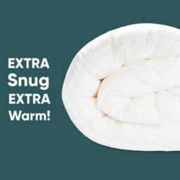 Lancashire Textiles 16.5 Tog Ultra Warm Winter Duvet With Polycotton Casing And Hollowfibre Filling - Single - thumbnail 3