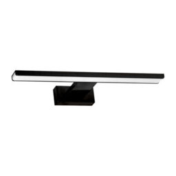 Milagro Shine Black Led 7W Wall Lamp Stylish Matt Black Light With Ip44 Rating Perfect For Mounting Above A Bathroom Mirror - thumbnail 8