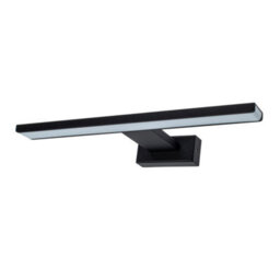 Milagro Shine Black Led 7W Wall Lamp Stylish Matt Black Light With Ip44 Rating Perfect For Mounting Above A Bathroom Mirror - thumbnail 2