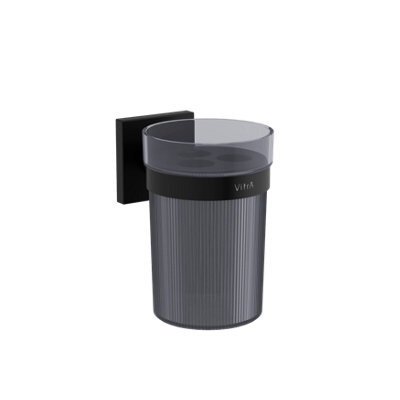 Vitra Root Matt Black Toothbrush Holder - image 1