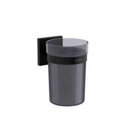Vitra Root Matt Black Toothbrush Holder - thumbnail 1