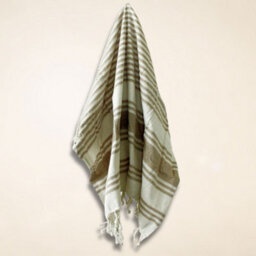 Serenityy Hamman Spa Towel Sand 90X170Cm - Lightweight Cotton Hammam Towel For Spa And Hotel Use - thumbnail 1