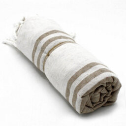 Serenityy Hamman Spa Towel Sand 90X170Cm - Lightweight Cotton Hammam Towel For Spa And Hotel Use - thumbnail 3