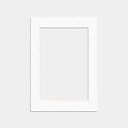 Ak Frames A4 White Picture Mounts To Fit 9X6 Aperture Size - Mount Board Only (No Frame Included) - thumbnail 1