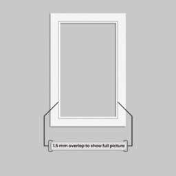 Ak Frames A4 White Picture Mounts To Fit 9X6 Aperture Size - Mount Board Only (No Frame Included) - thumbnail 4