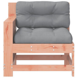 Walplus Outdoor Indoor Garden Armrest Sofa With Cushiona For Patio Balcony Poolside Furniture Solid Wood Douglas - thumbnail 3