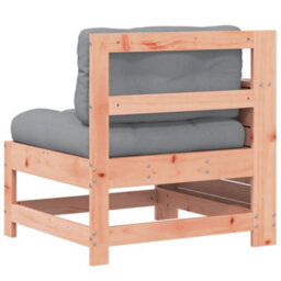 Walplus Outdoor Indoor Garden Armrest Sofa With Cushiona For Patio Balcony Poolside Furniture Solid Wood Douglas - thumbnail 5