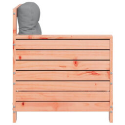 Walplus Outdoor Indoor Garden Armrest Sofa With Cushiona For Patio Balcony Poolside Furniture Solid Wood Douglas - thumbnail 4